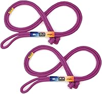 Vista 12 de Just Jump It Paquete de 2 cuerdas de saltar de 8 pies – Equipo de ejercicio activo para jóvenes al aire libre – Accesorios de gimnasio de nailon