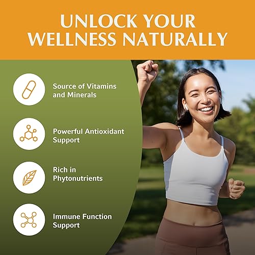 Miniatura 2 de Jiva Botanicals Cápsulas de extracto de hojas de moringa, hechas de polvo de hoja de moringa y suplemento de oleifera para apoyo inmunológico y