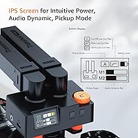 Vista 9 de COMICA Traxshot Pro - Micrófono de escopeta profesional, 3 modos de recogida, salida digital USB C, micrófono de video para cámara DSLR, iPhone