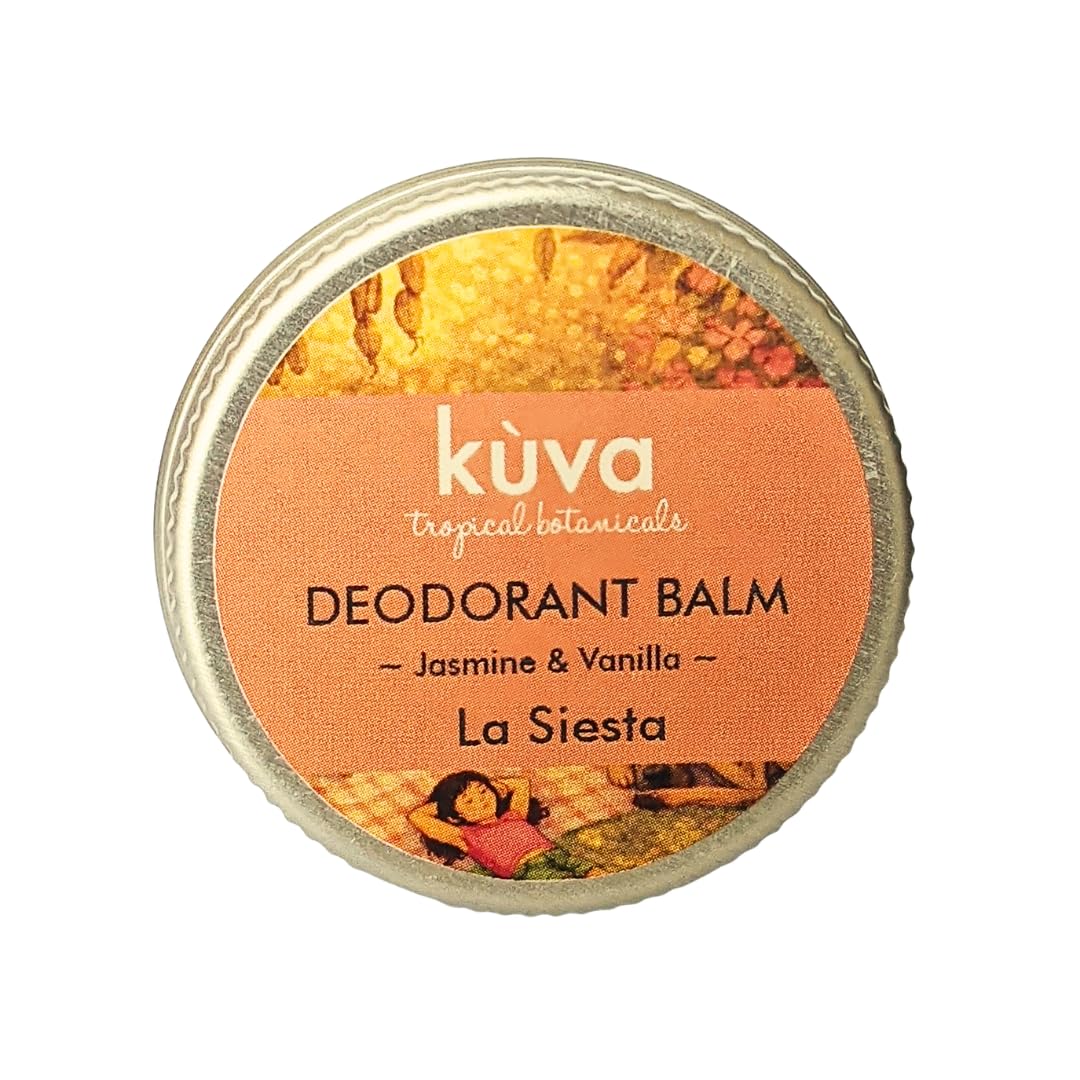 Kuva La Siesta 100% Organic Jasmine, Orange & Vanilla Deodorant for Men & Women/Underarms Whitening & Lightening Deodorizing Pit Cream, 24 Hour Odour Free Deo Balm/Easy To Carry -10 g Pack-image-41