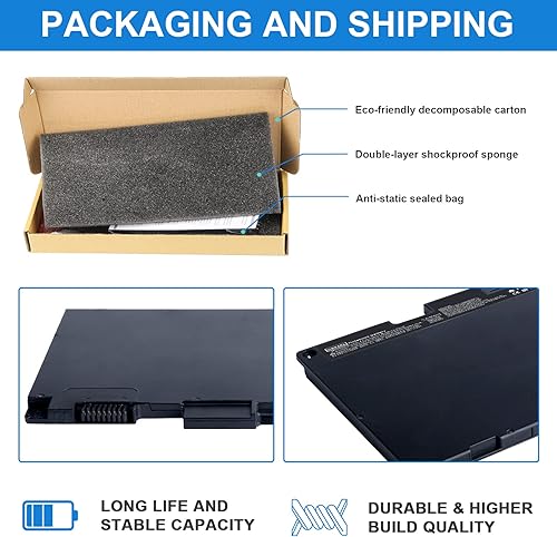 Miniatura 8 de TREE.NB CS03XL - Batería para HP Elitebook 745 G3 745 G4 755 G3 755 G4 840 G3 840 G4 850 G3 850 G4 ZBook 15u G3 PN HSTNN-UB6S HSTNN-IB6Y 88 00231