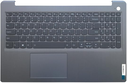 Replacement Laptop Upper Case Palmrest Backlit Keyboard Touchpad Assembly Part for Lenovo ideapad 3-15ITL6 3-15ADA6 3-15ALC6 5CB1B65660 Gray