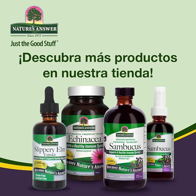 Foto 5 de 5 de Nature's Answer, Cat's Claw Bark (Corteza de Uña de Gato), 2.000mg, 60ml, Probado en Laboratorio, Sin Gluten