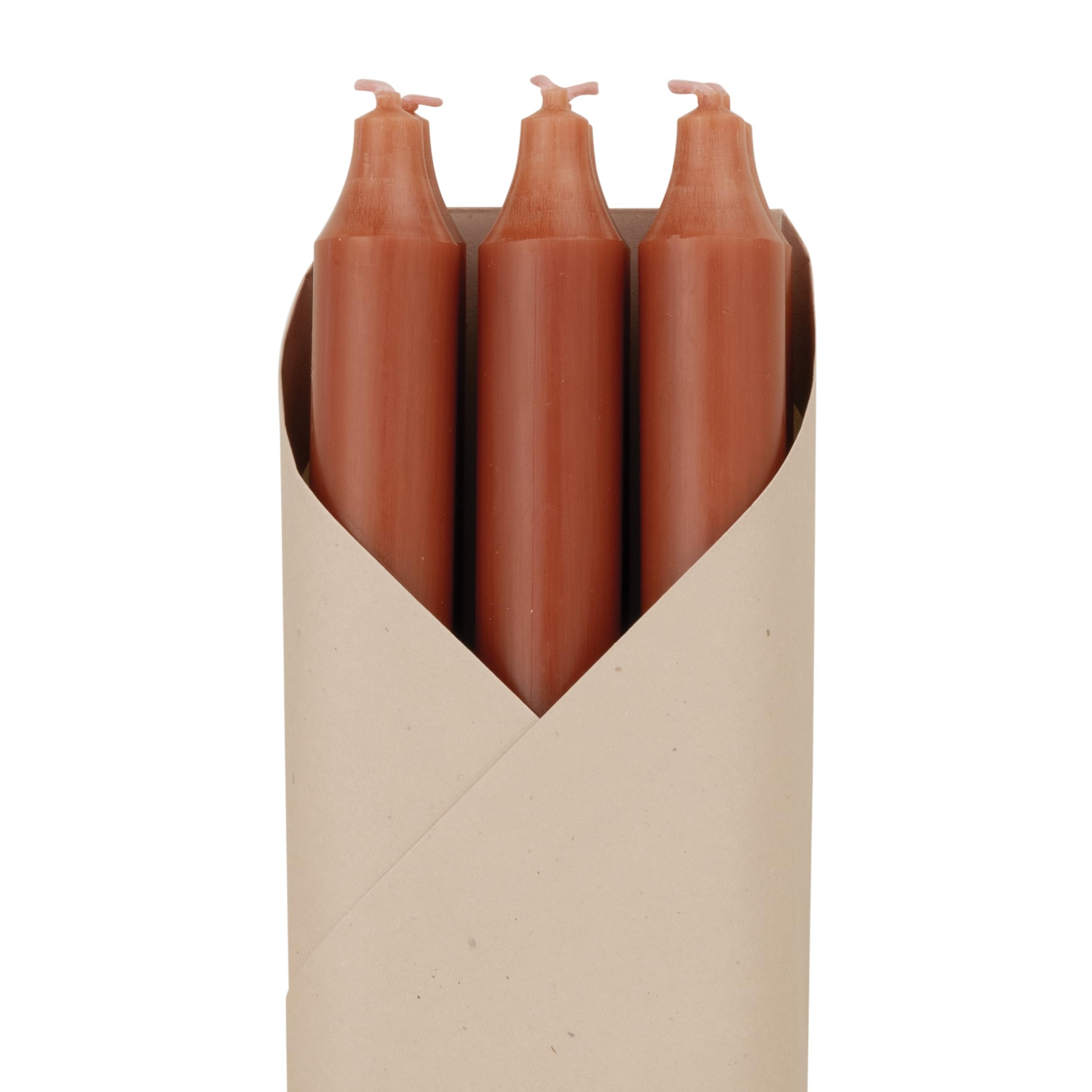 Northern Lights Candles Zestaw kleszczy 30 cm stożki świeca prezent luksusowy (Terra Cotta)