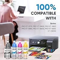 Vista 2 de Replacement for Epson 542 Ink Refill Bottles Work for ET-5850 ET-5880 ET-5170 ET-16600 ET-16650 ET-5800 ET5850 ET5880 ET5170 ET16600