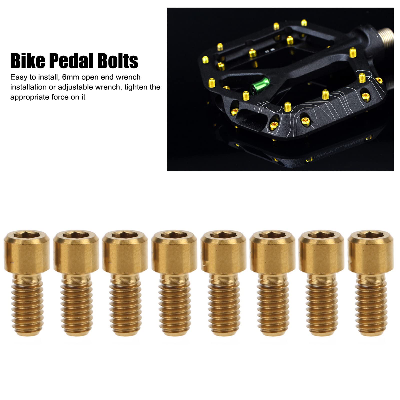 gold pedal pins Ubersweet® Anti-Rust Alloy Pedal for Mountain Bike (Gold) Car & Motorbike Varianten:5 Stück á 180g Nashville Pedal Tavern: Premier Tailor your ride to free_shipping