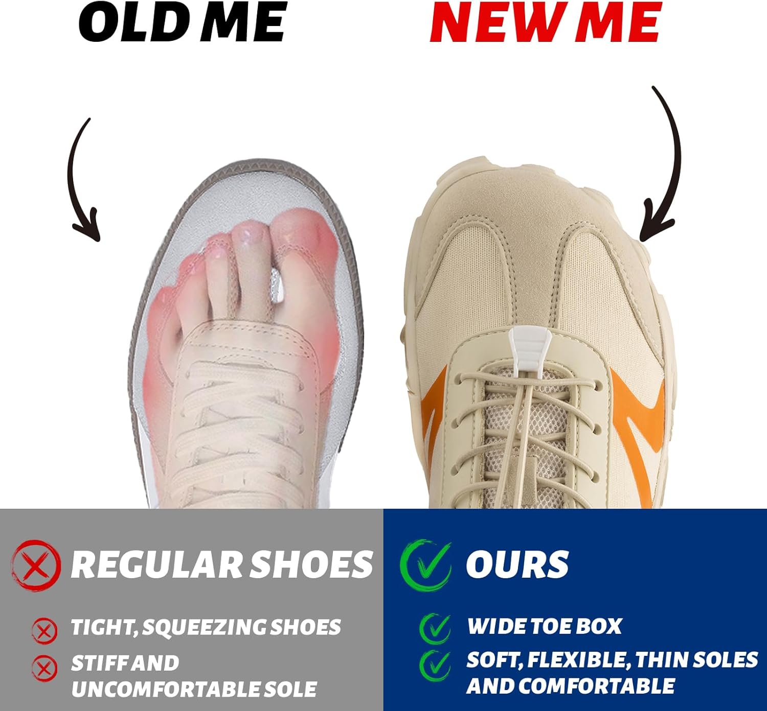 Barefoot Shoes Womens Mens,2025 New Casual Sneakers for Women,Zero Drop Wide Toe Box Shoes Men,Non-Slip Breathable&Comfortable Minimalist Trail Running Shoe for Walking Hiking Gym Workout - Image 6