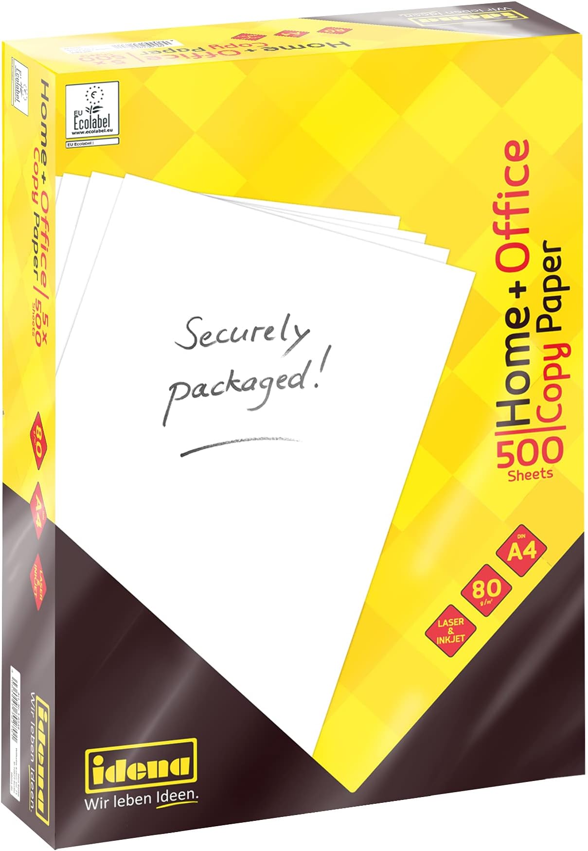 Ramette Papier 500 Feuilles Premium Papier Multifonction RAYLU 500 Feuilles A4 80g - Pour Imprimantes Laser Et Jet D'Encre Ramette Papier Bureau Laser Jet D'encre