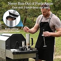 Vista 9 de Cold Smoke Generator for BBQ Grills & Smokers – Boost Smoke Output & Flavor, Heavy-Duty Stainless Steel Cold Smoker Attachment for Meat, Cheese