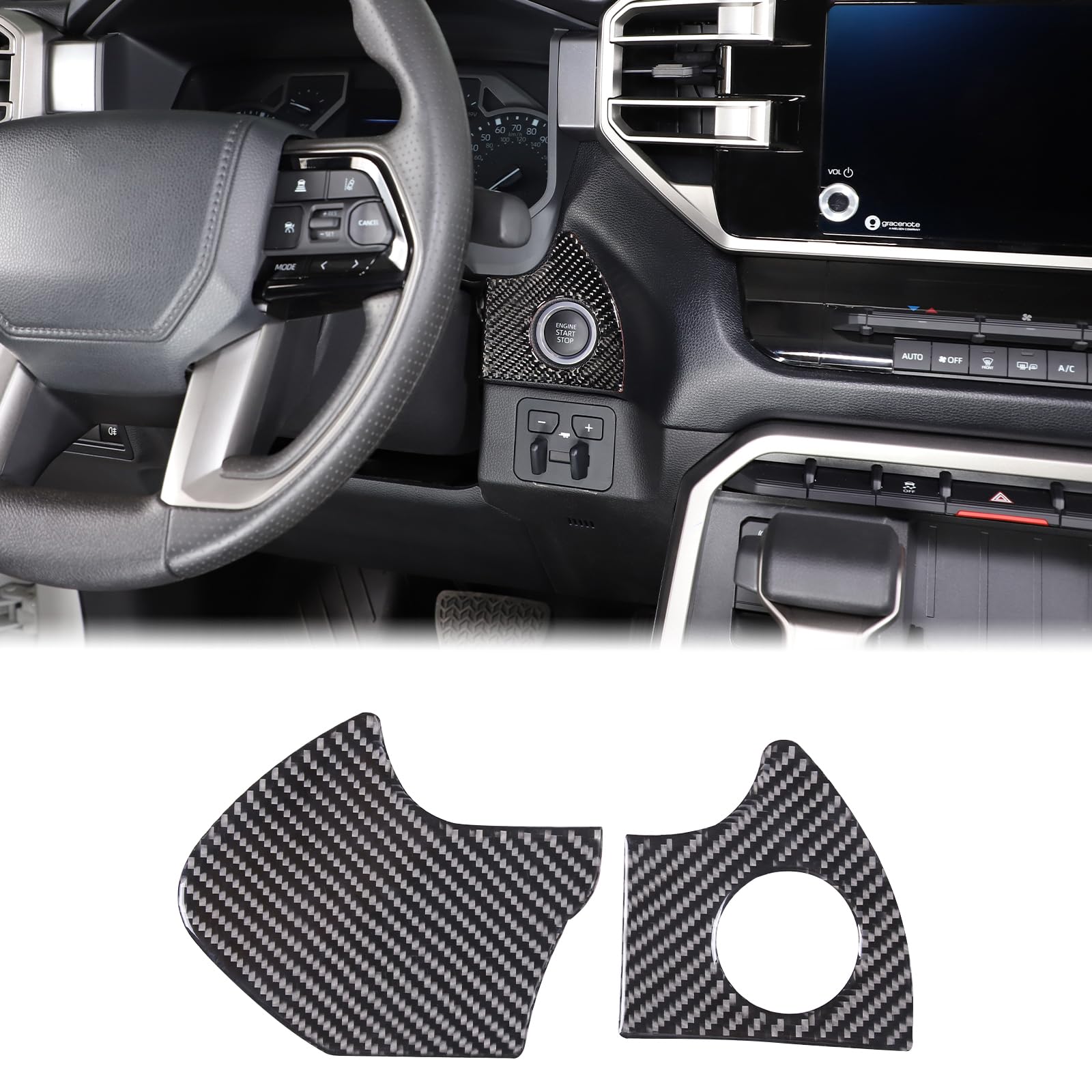 Cadre de démarrage en carbone véritable Toyota Tundra