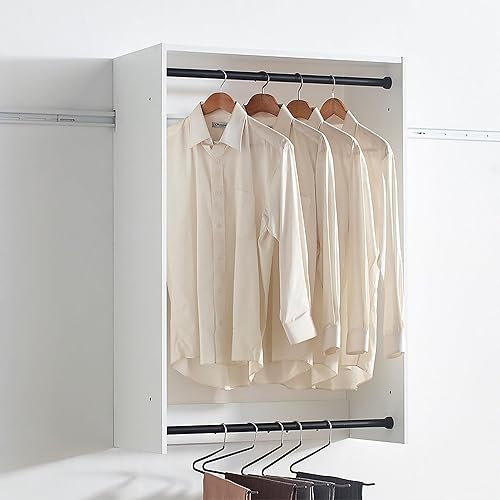 Miniatura 4 de White Wall Mounted Wood Closet System SF160
