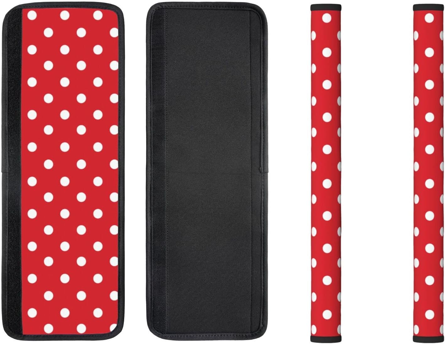 Refrigerator Door Handle Covers White Polka Dot Red Fridge Handle Cover Washable Dishwasher Microwave Fridge Oven Door Decor Handle Cover Keep Your Kitchen Appliances Clean
