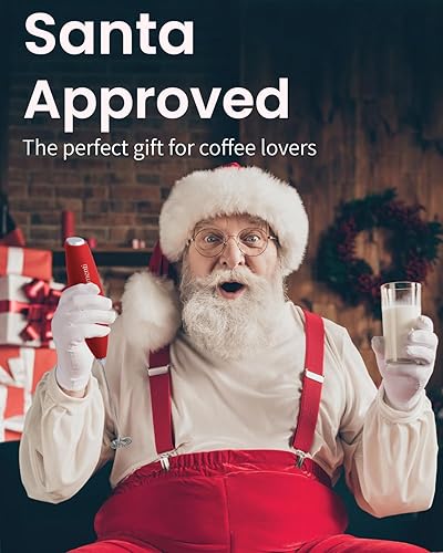 Miniatura 2 de Elementi Mezclador de bebidas de mano - Agitador eléctrico y potente varita mezcladora de polvo de proteínas, mini varita espumadora fácil de usar