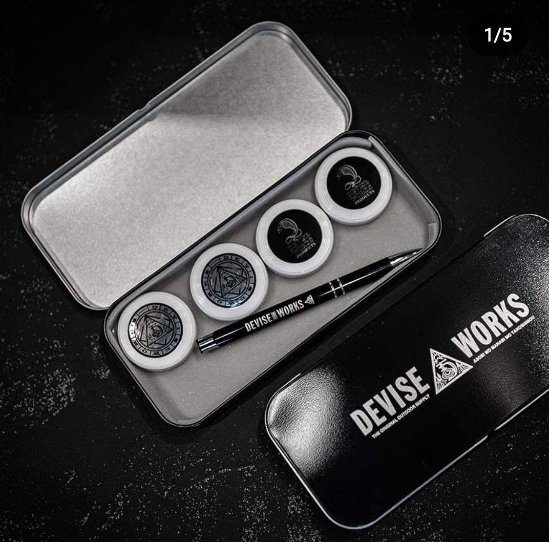 Amazon.co.jp: DEVISE WORKS デバイスワークス キーホルダー 缶