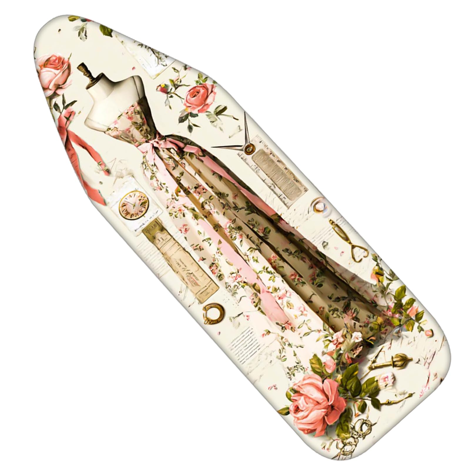 Nuxovilar Floral Dress Form Ironing Board Cover 15x54 Polyester
