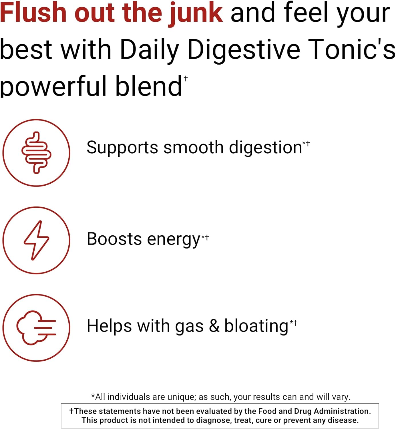 ACTIVATEDYOU Daily Digestive Tonic Kombucha - Support Healthy Digestion & Youthful, Long-Lasting Energy- Prebiotic Fiber, Probiotics, Postbiotics, Vitamin C, Berry Lemonade Flavor (30 Servings) - Image 3