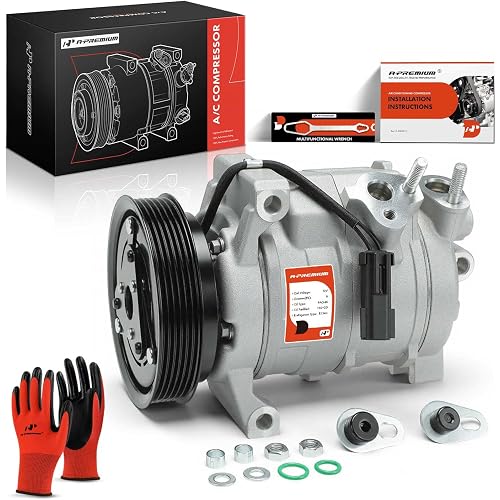 A-Premium Air Conditioner AC Compressor with Clutch Compatible with Dodge & Ram Models 1500 2500 3500 4000 4500 5500 5.7L 6.4L