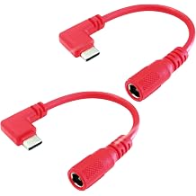 Heated Jacket Charger USB Voltage Step Up DC Plug for Milwaukee, Dewalt, Snap-on, Metabo, Revean, Craftsman, AEG, Makita 2, Red