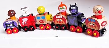 ★Fck18Kz　森のアンパンマン6　全6種　木製玩具 ☆Fck18Kz 森のアンパンマン6 全6種 木製玩具 バンダイ 商品