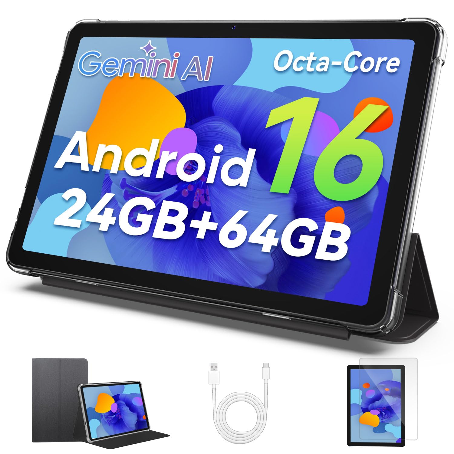 Amazon.com : 2026 Upgraded Android 16 Tablet 10.1 inch Tablet 