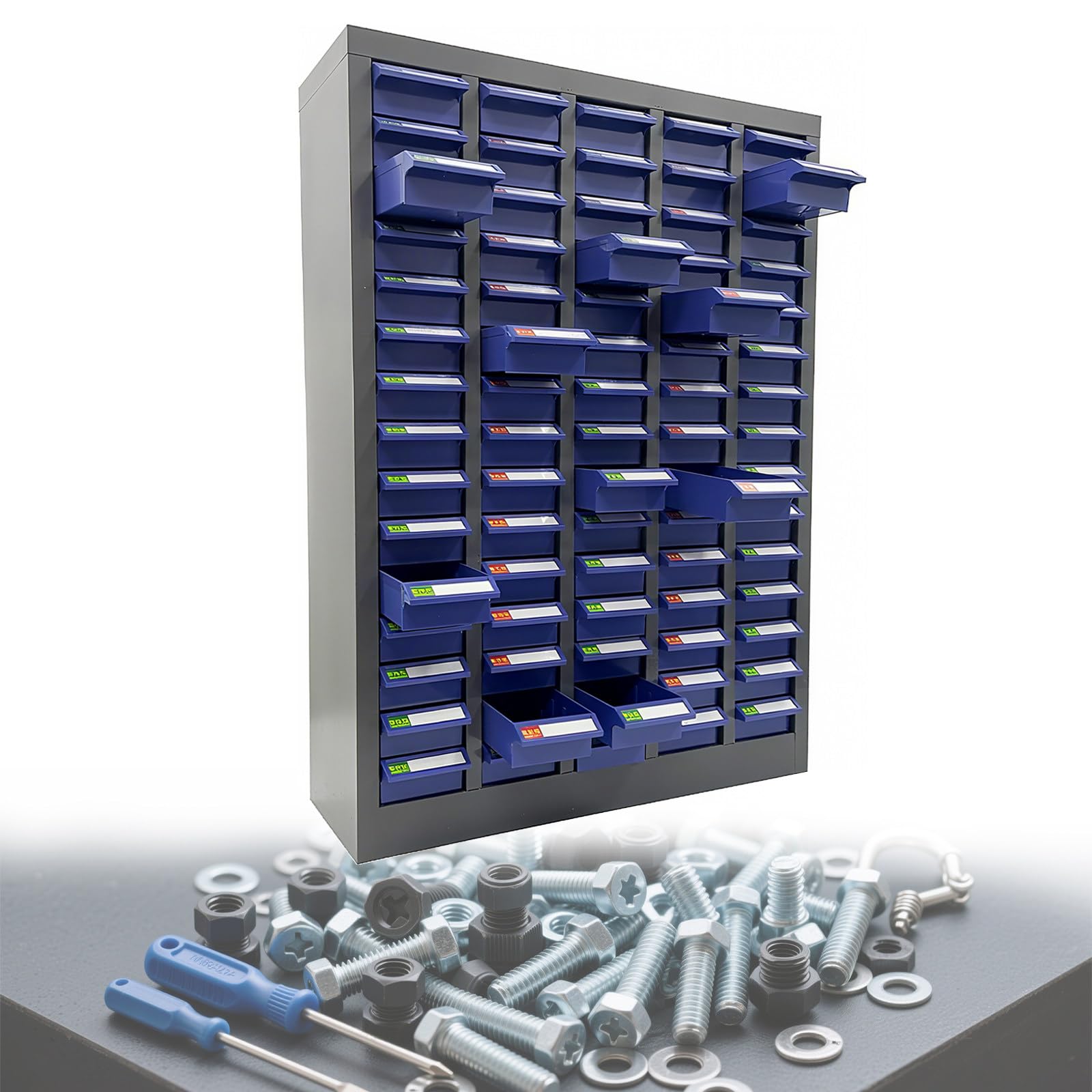 Rangement de petites pièces pour optimiser l'espace de votre garage