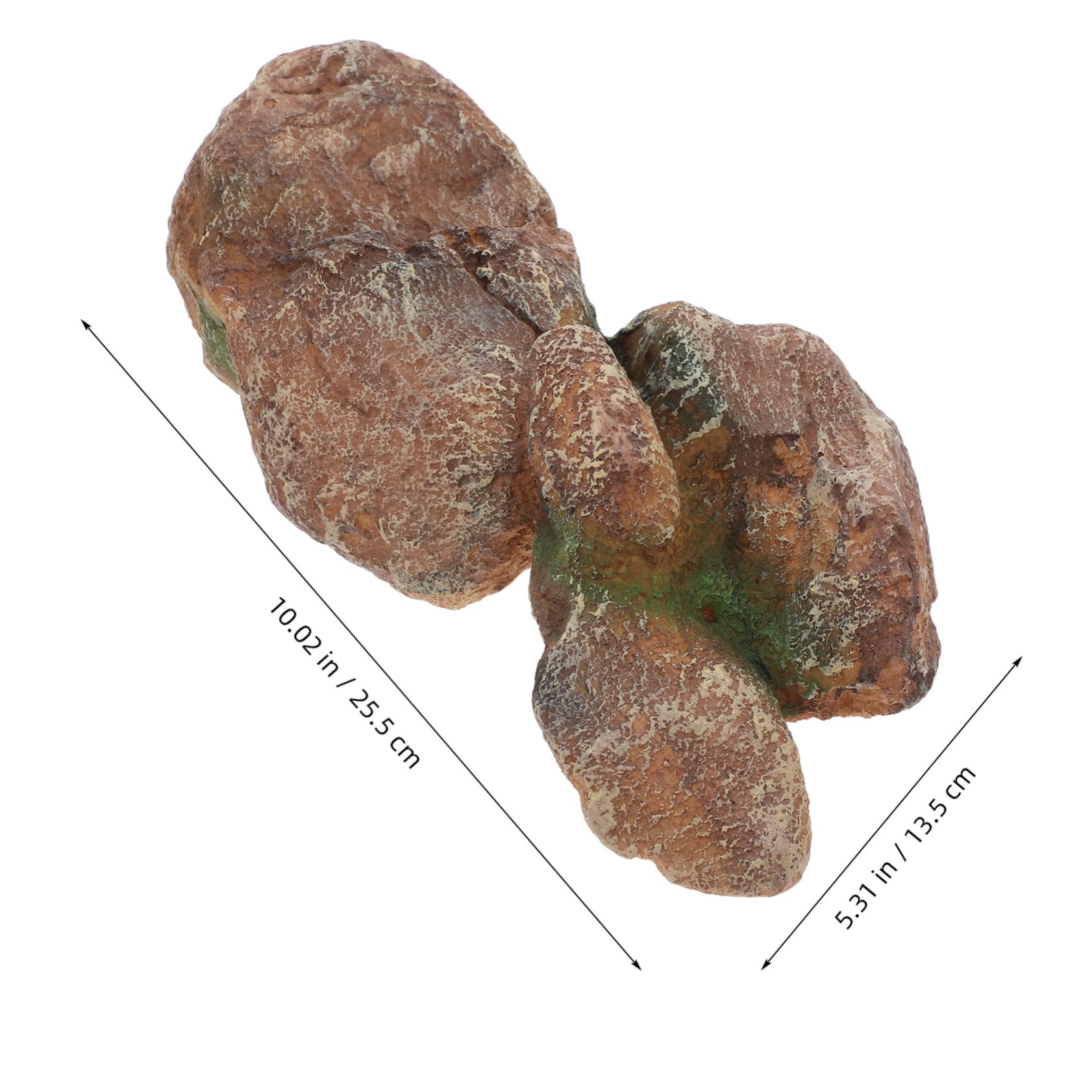 ERINGOGO Aquarium Landscape Decoration Stone Rockery Cave Hideout for Fish Reptiles Construction Lightweight Easy to Handle for Betta Fish Habitat and Decorative Plants