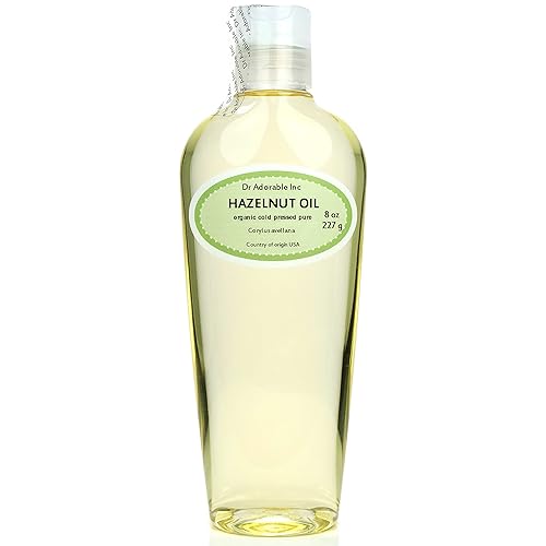 Dr Adorable - 8 oz - Aceite de avellana - 100% puro natural orgánico prensado en frío