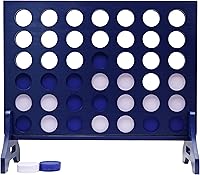 Vista 80 de Tailgating Pros Cuatro en una fila de color azul marino premium con funda de transporte - Juego de patio al aire libre de gran tamaño Jumbo
