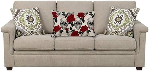 Miniatura 6 de Swono Funda de almohada con diseño de árbol abstracto en blanco y negro y algodón, funda de almohada rectangular decorativa para sofá y cama, 12 x