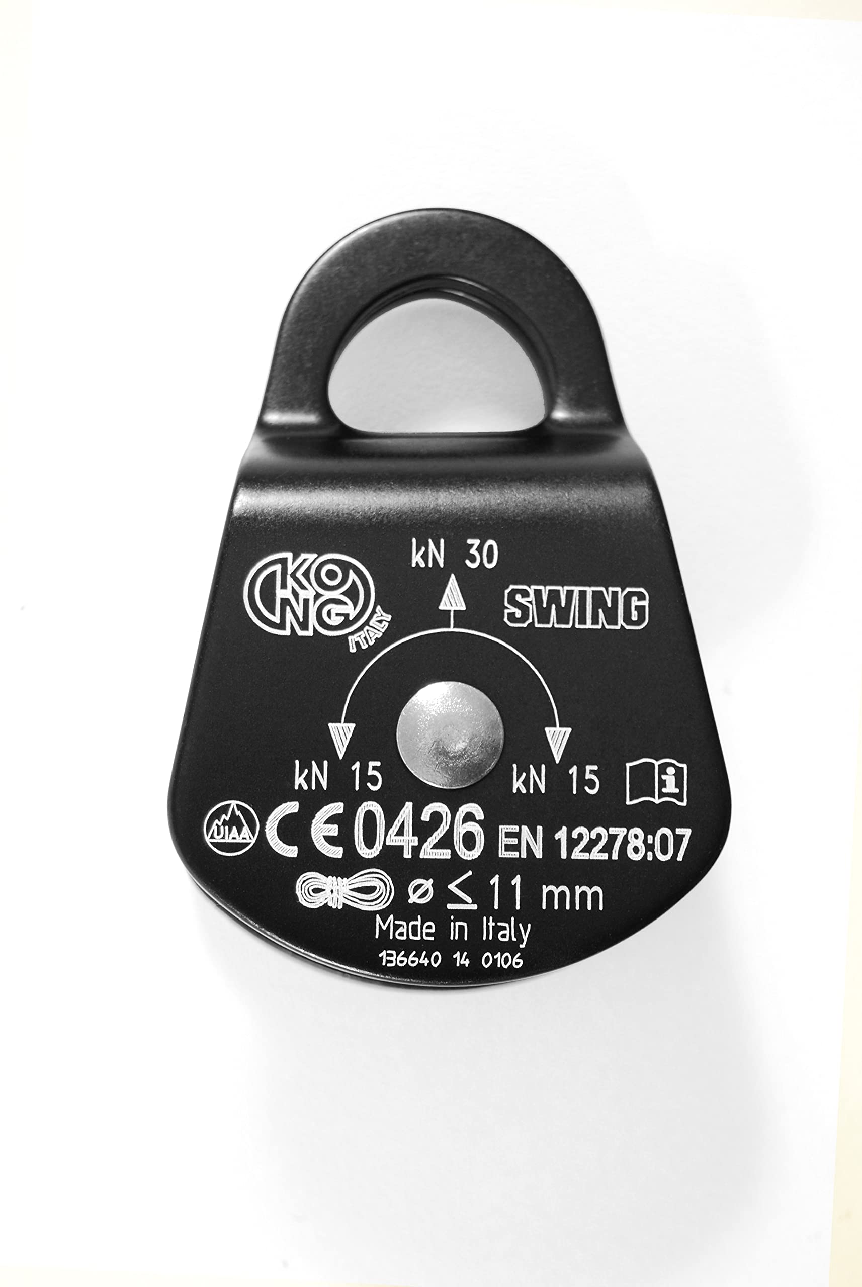 Kong Swing Aluminium Nylon Wheel - Black Body