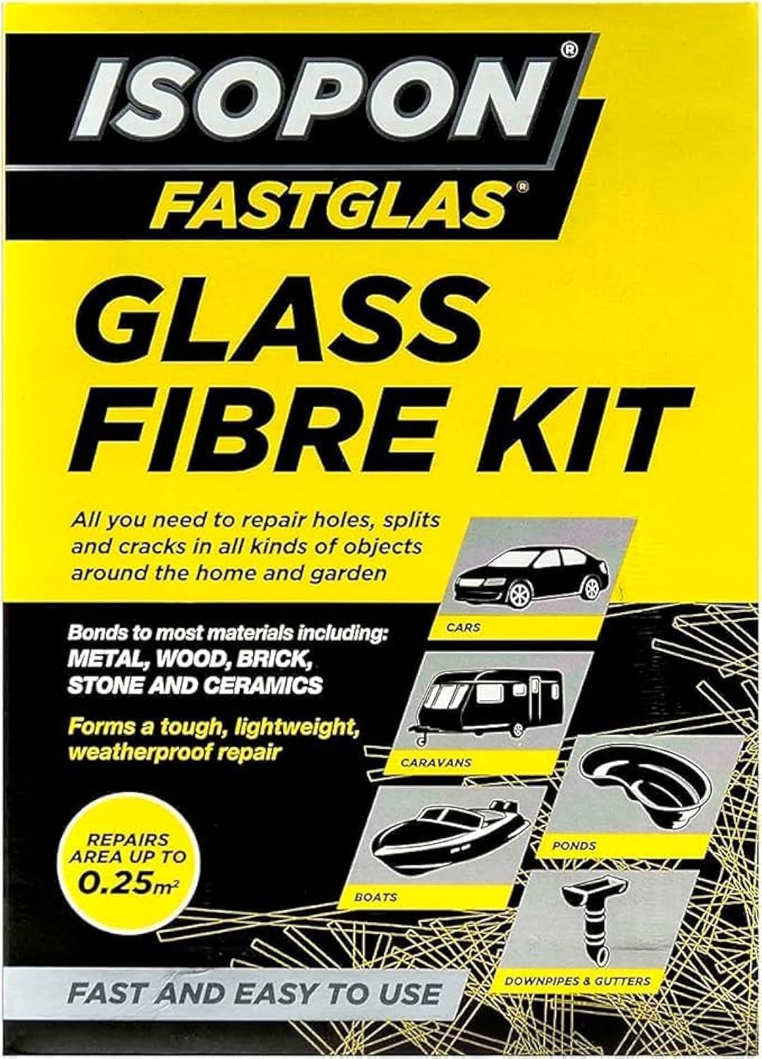 Isopon Fibre Glass Repair Kit - 250ml (250 Ml)