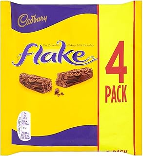 Original Cadbury Flake Chocolate Bar, 80 g (Pack of 8) Imported from the UK England