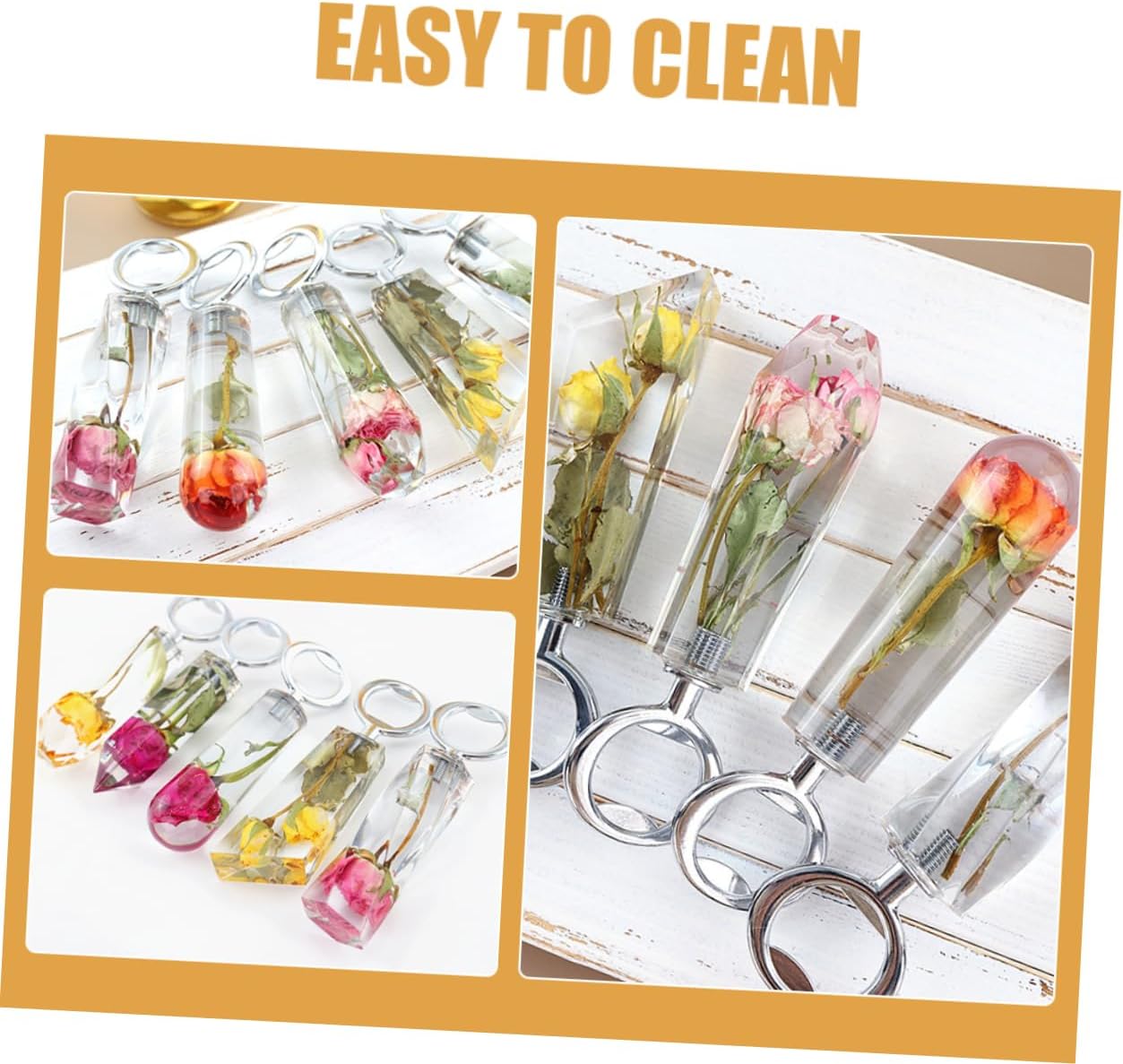 TEHAUX 2sets Silicone Bottle Opener Molds for Wine and Beverage Crafting Resin Silicone Mold Kit Intricate Design Capability and Easy to Use