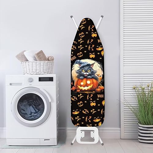 Miniatura 4 de UNICEU Funda universal para tabla de planchar con estampado de flores de mandala, estilo bohemio, elástica, resistente a las manchas, para tabla de