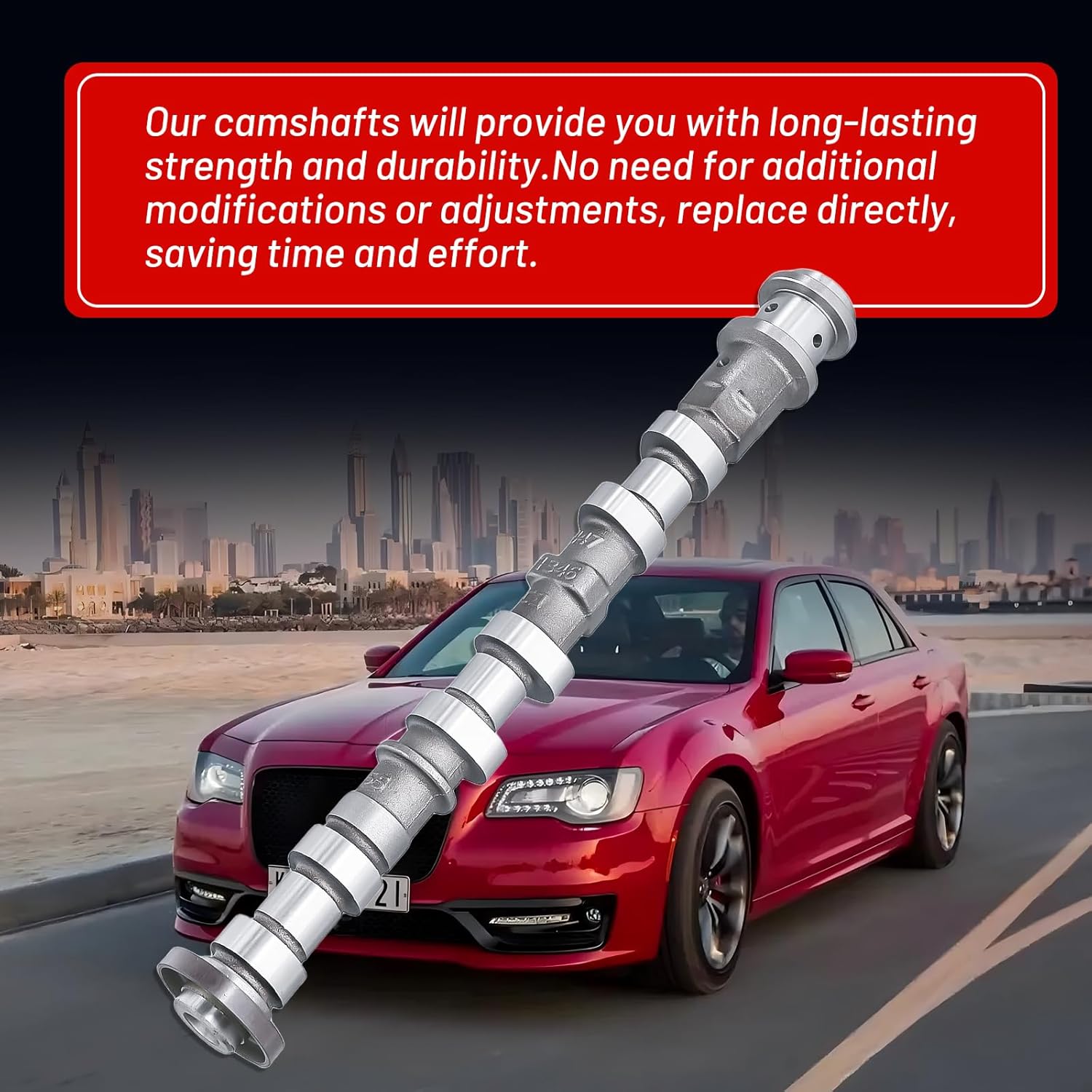 5184377AG Left Side Exhaust Camshaft Compatible with Jeep/Dodge/Chrysler/Ram 3.6L V6 Models 2011-2022 5184377AE 5184377AF 5184377AD