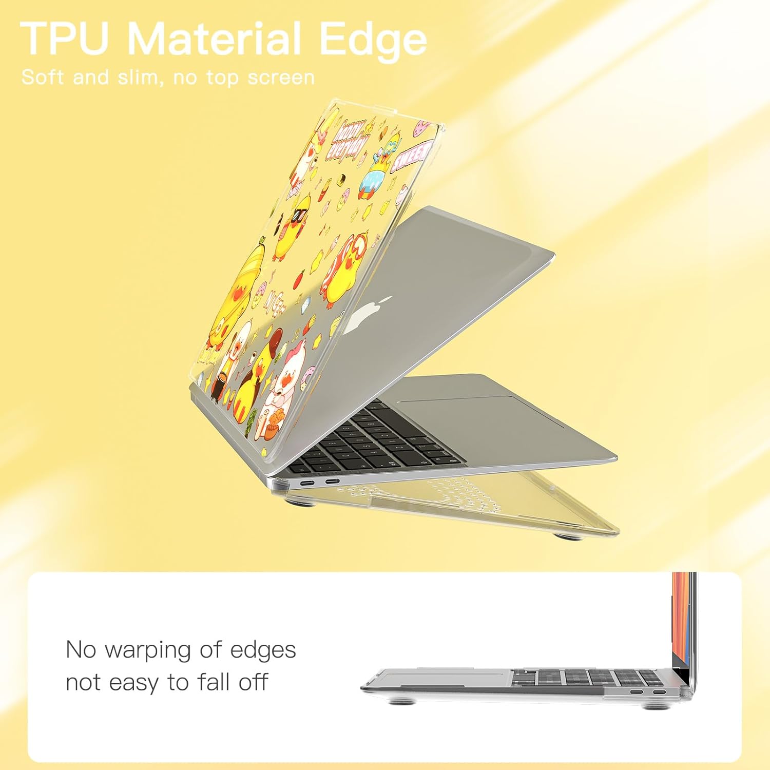 Compatible with/Replacement for Pro 13 2016-2022 A1706 / A1708 /A1989 / A2159 /A2251/A2289/A2338 M1/M2 Heavy Duty Case Shockproof Cover TMFG (YA)