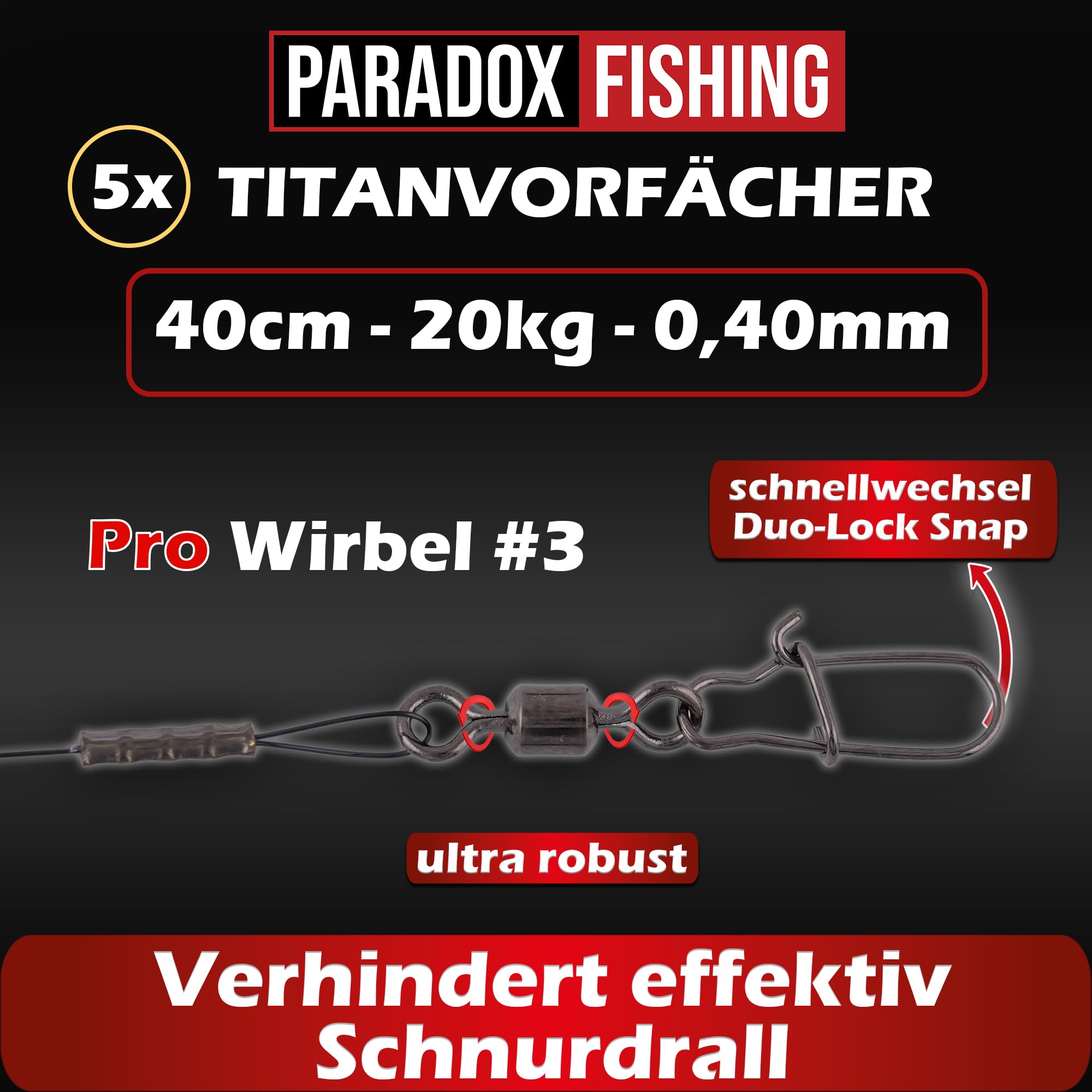 Paradox Fishing Firetiger Spinnrute I 2,1m/2,4m/2,7m I 5-20g/ 15-35g/ 20-60g I Barsch Rute I Zanderrute I Hecht Rute - Spinnruten