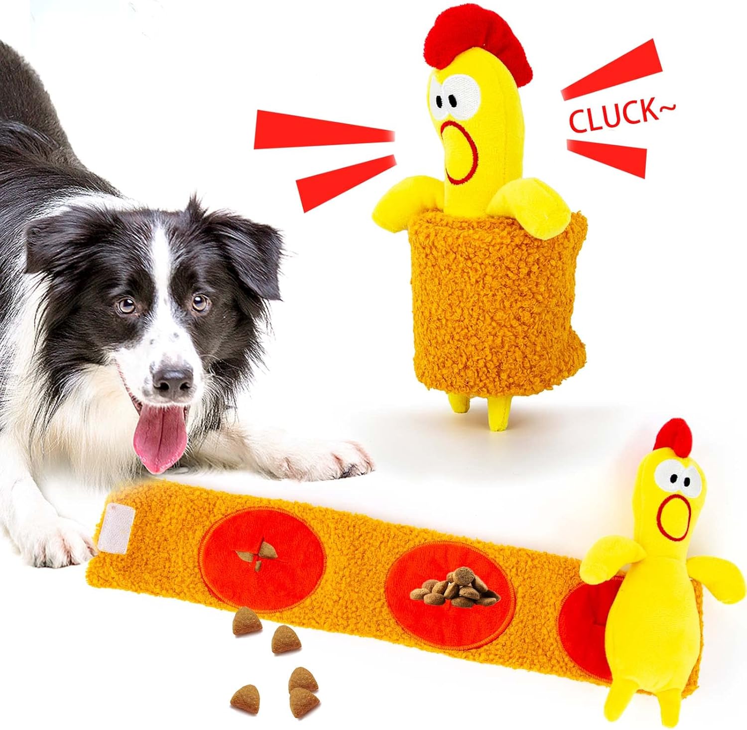 Felyong Dog Toys for Boredom and Stimulating, Dog Puzzle Toys Squeaky Snuffle