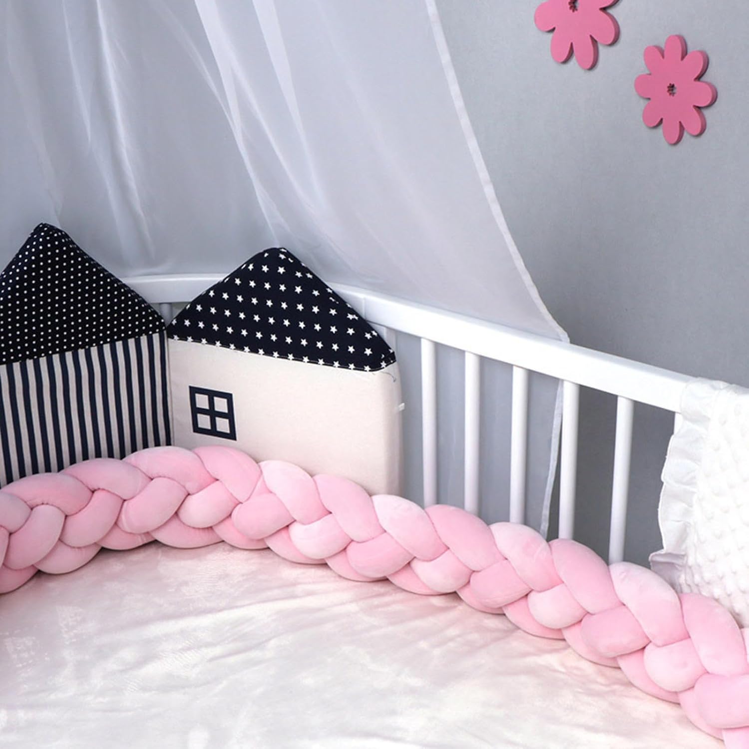 Updated Multi-Purpose Knot Pillow - Pink 78in