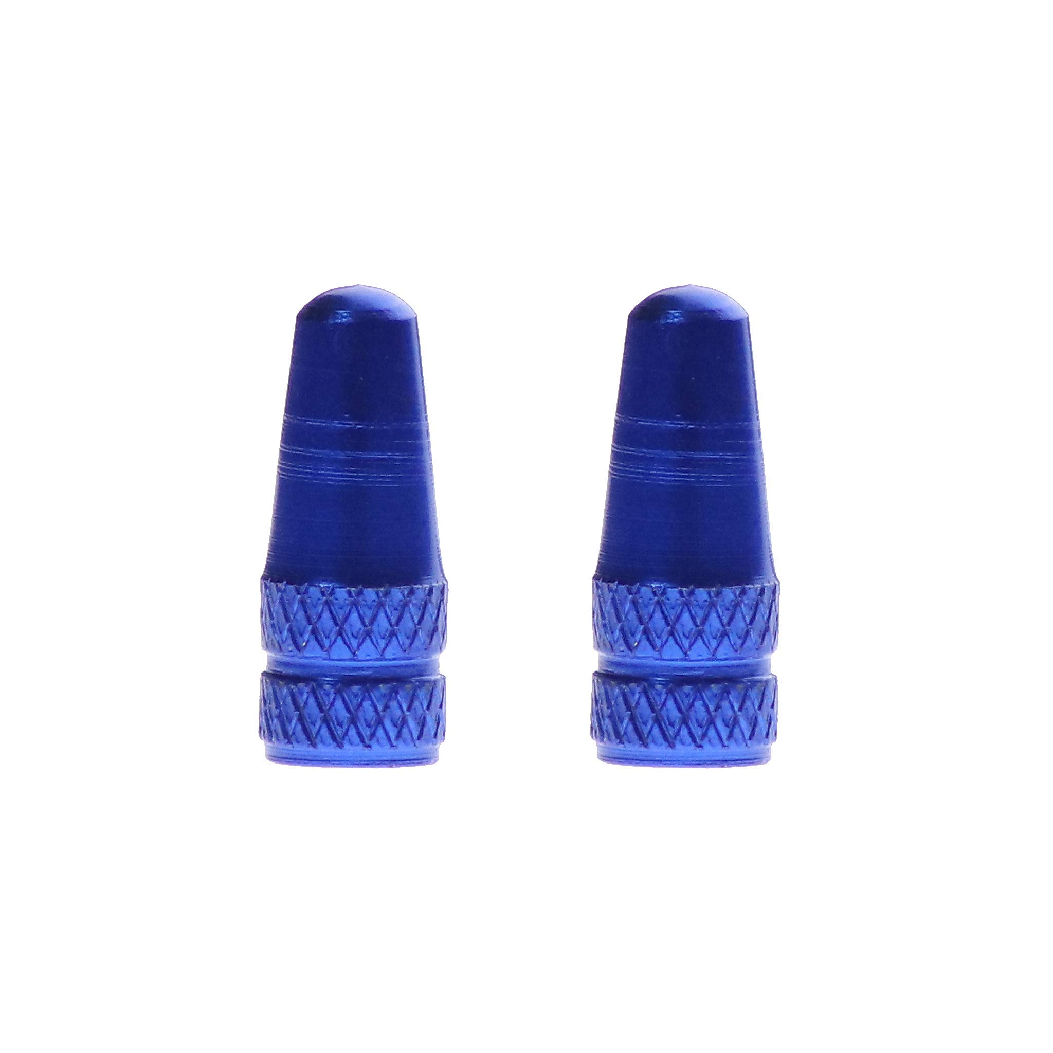VALVE CAPS - Presta - BLUE - PAIR