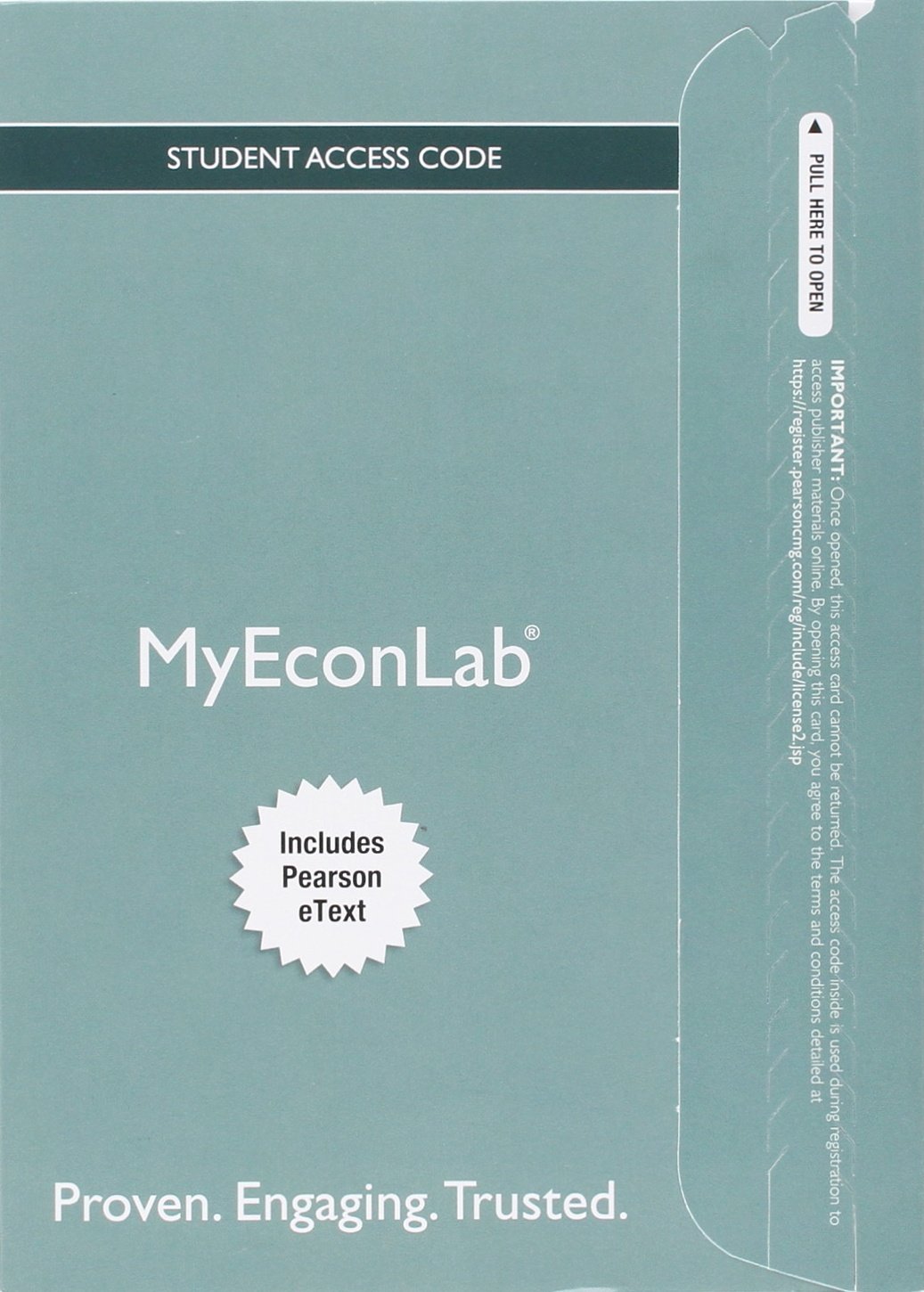 MyLab Economics with Pearson eText -- Access Card -- for Economics