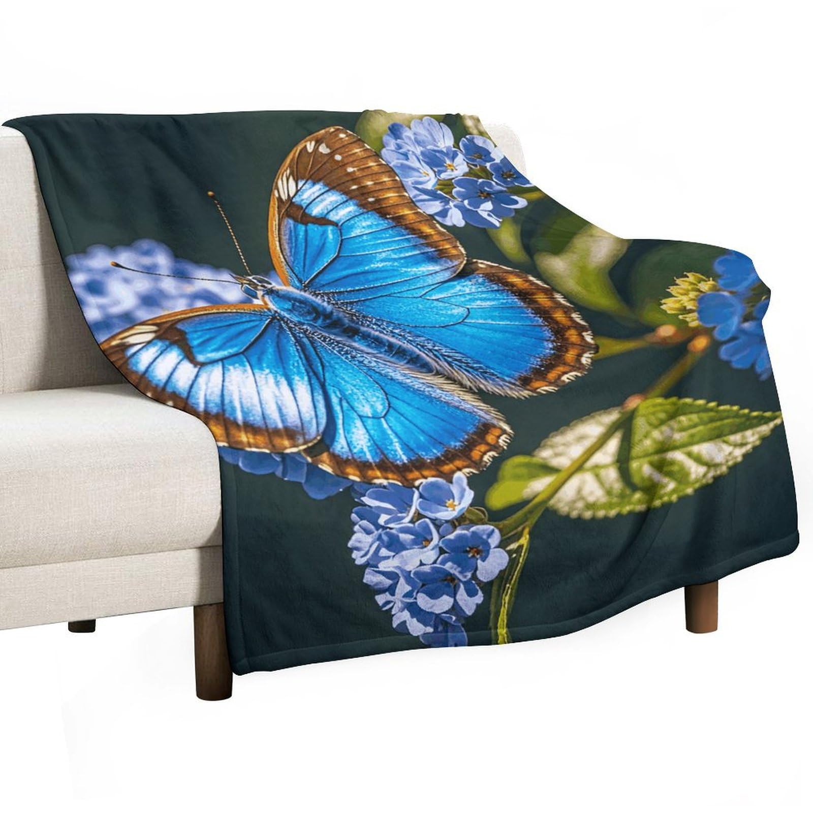 Couverture en flanelle compacte et chaude pour pique-nique et lit