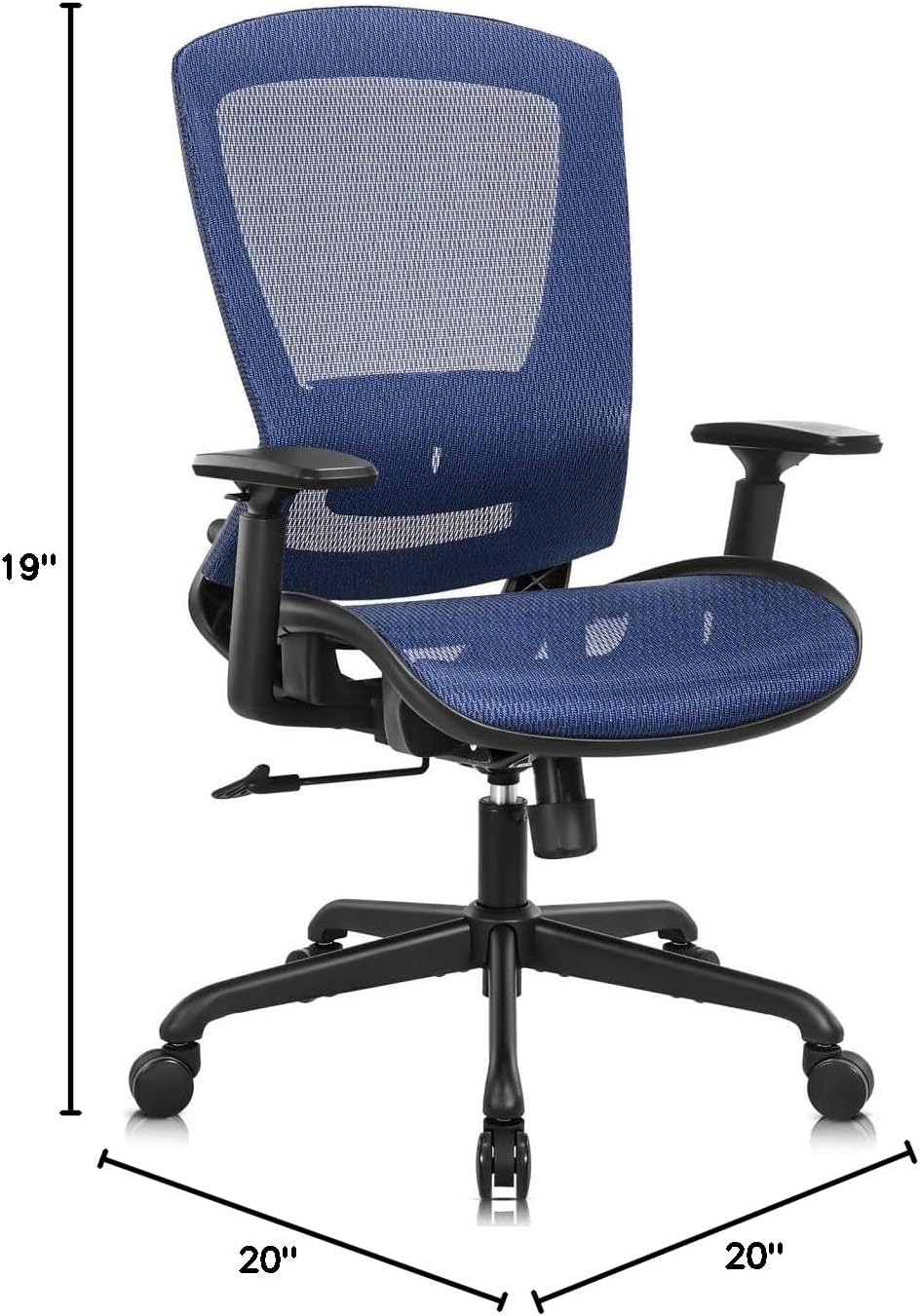 ELABEST T96 Replacement Mesh Seat, Only Seat Cushion (T96-Blue)