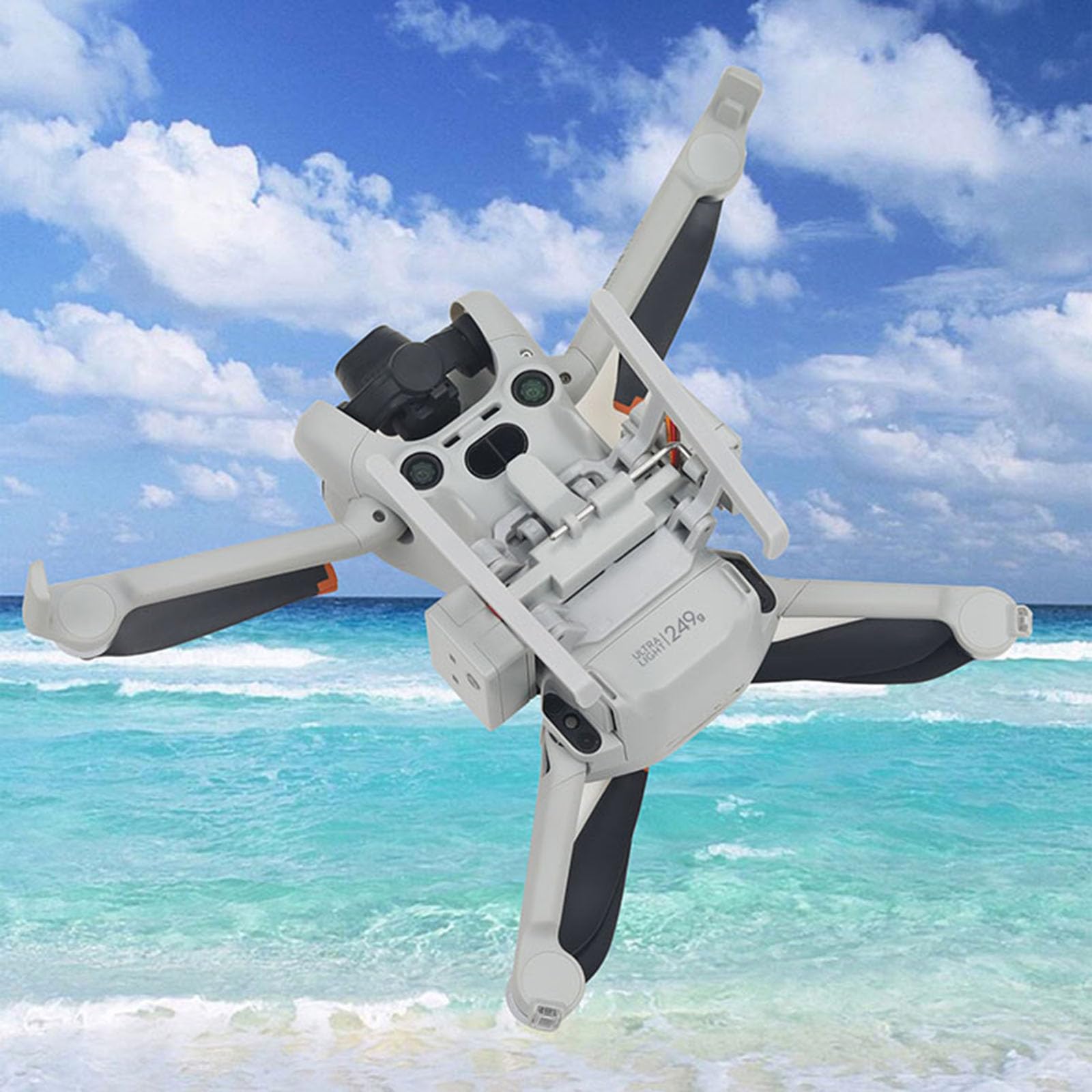 System zrzutu drona z podwoziem lądowania dla DJI Mini 4 Pro Czuły na światło urządzenie do transportu, dostawy i uwalniania ładunku Rozszerzone nogi
