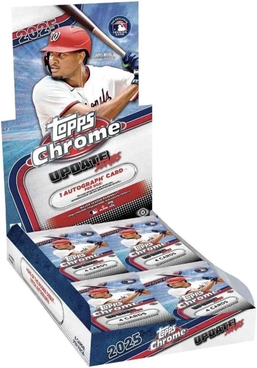 2025 Topps Chrome Baseball Update Series HOBBY BOX - Ships Now