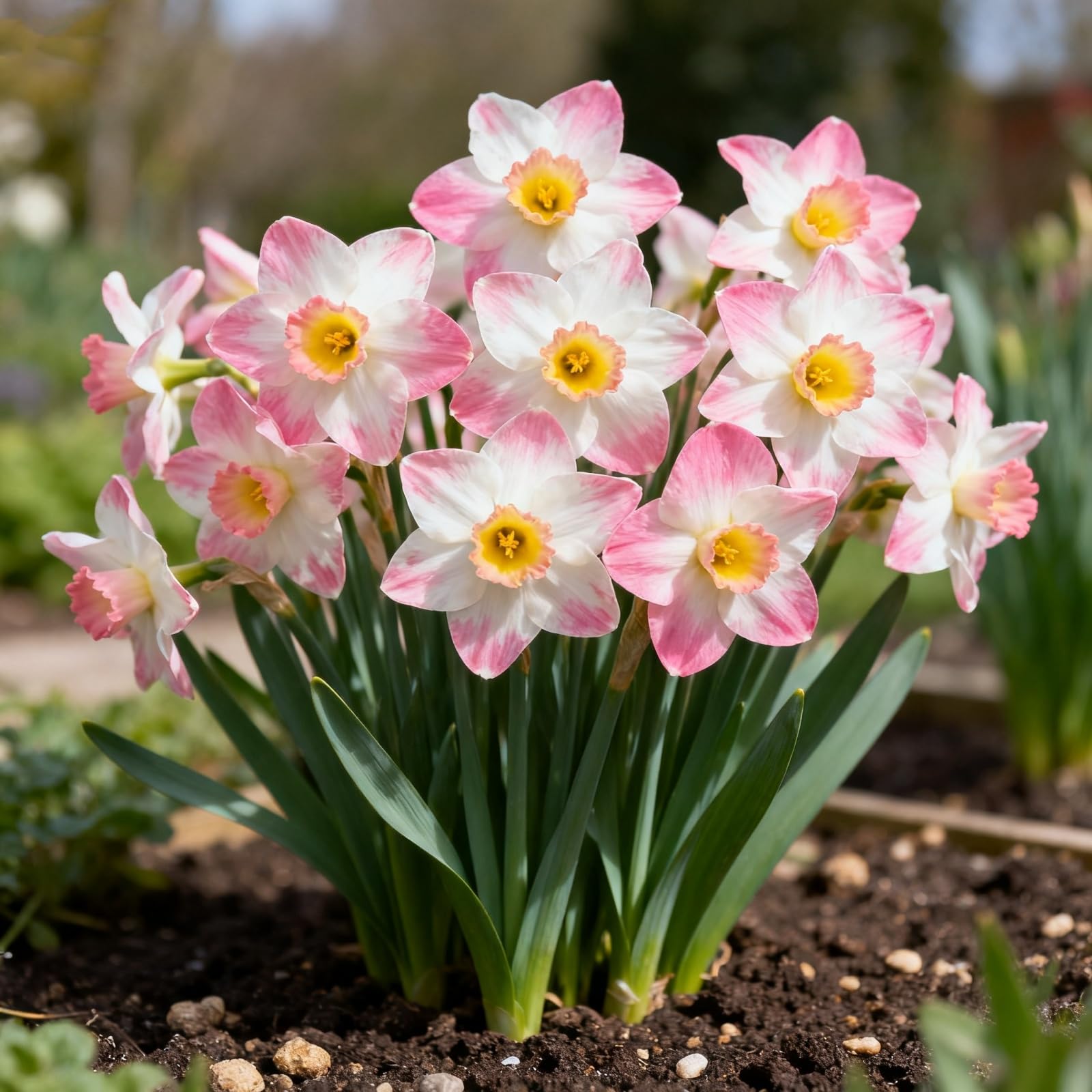 Daffodil Bulbs/Perennial-Narcissus Bulbs&Dwarf Daffodil Bulbs UK-Thrives in The Garden-Excellent Display-Mix-10bulbs-E