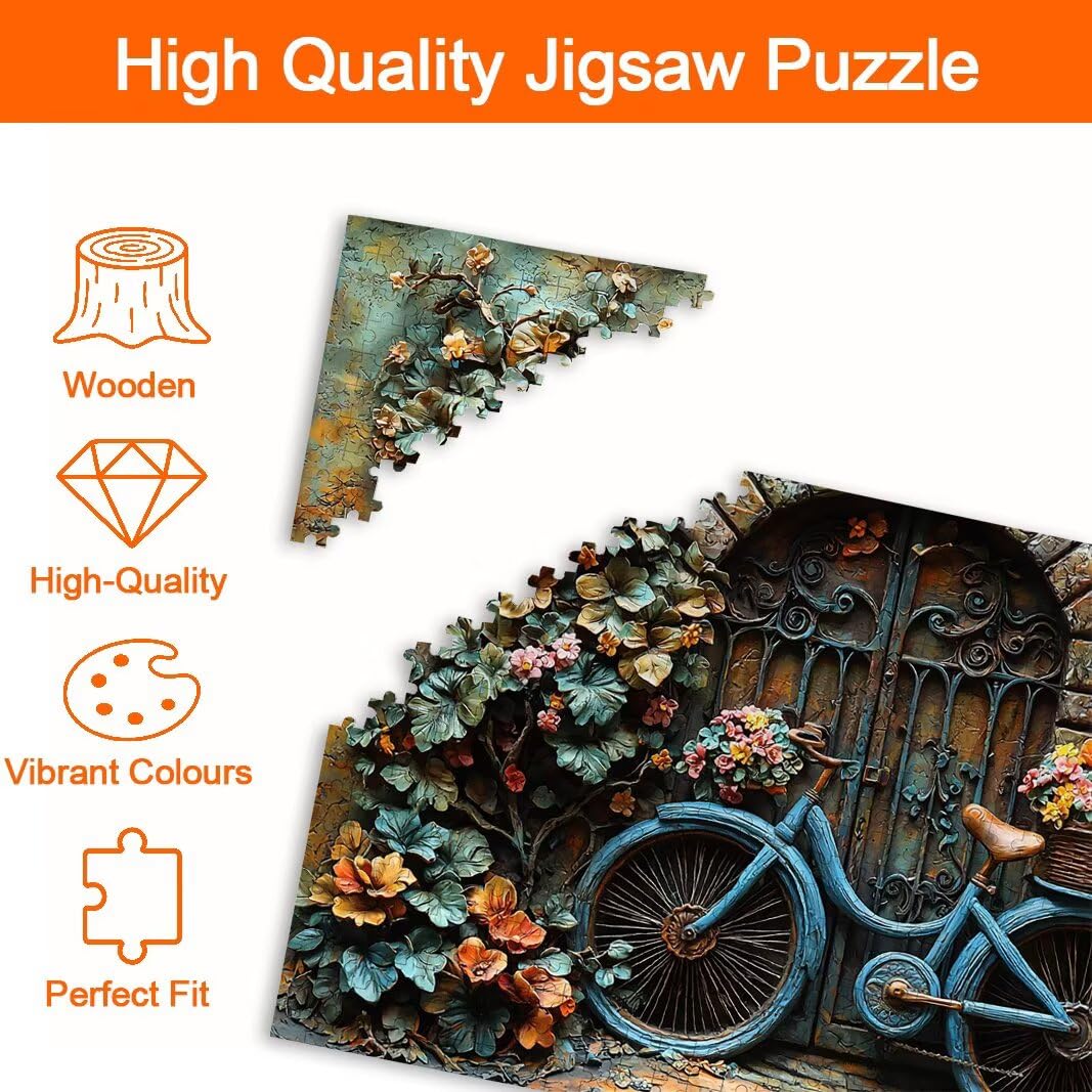 Puzzle 2000 Piezas, Puzzle Bicicleta, Rompecabezas Adultos, Regalos -8123