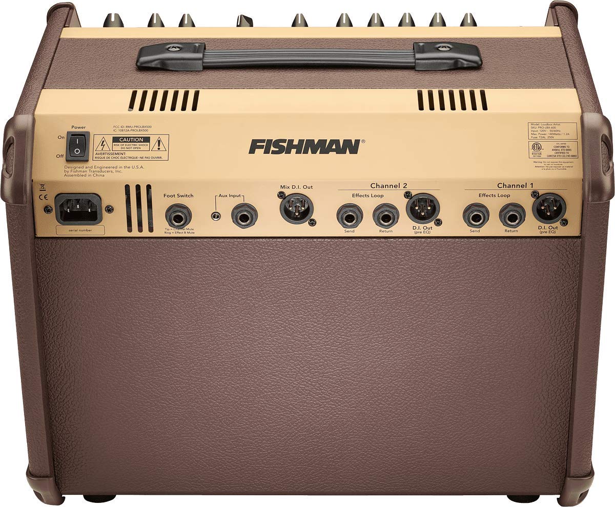 FISHMAN Ampli Loudbox Artist, 120W, Bluetooth, 343 x 394 x 292mm, 11,60kg