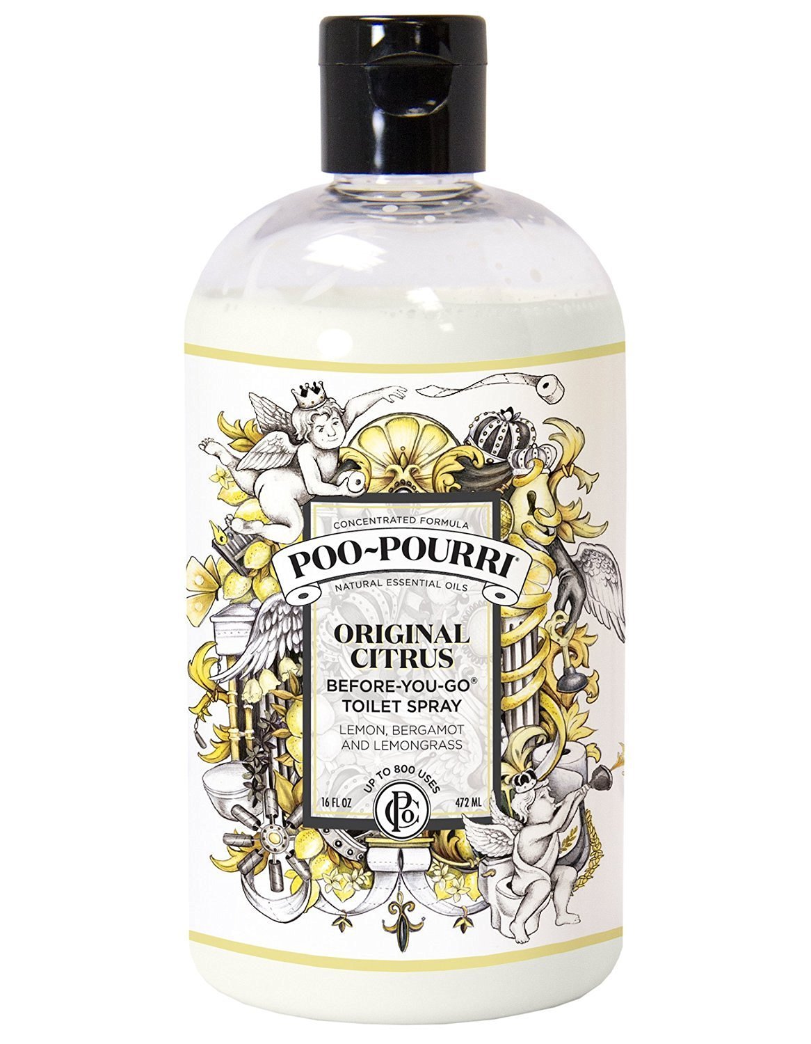 Poo-Pourri Before-You-Go Toilet Spray Bottle, 2 oz, Original Scent, 2 Count