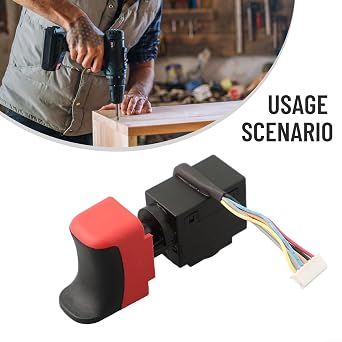 Cordless Drill Trigger Switch, For Metabo BS18LTBL, SB18LTXBLI, SB18LTXBLQI, SB18LTX-3BLI, And SB18LTX-3BLQI, Convenient Adjustment